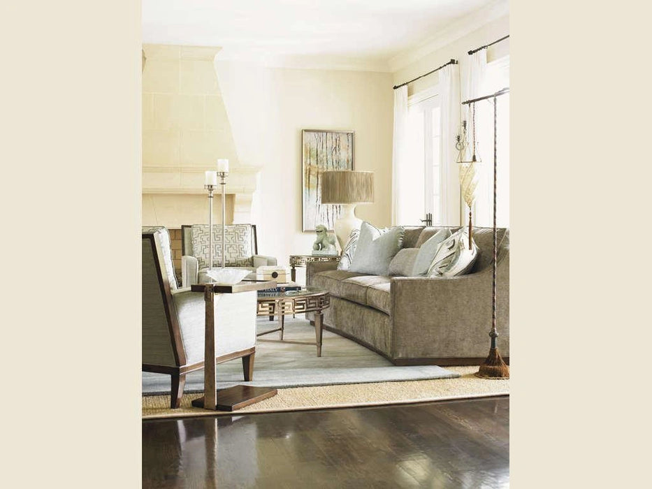 Lexington Tower Place Orland Chairside Table in Walnut Brown Arlington Finish