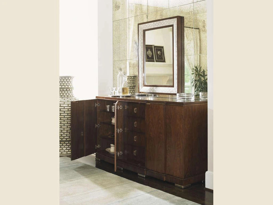 Lexington Tower Place Python Mirror in Walnut Brown Arlington Finish