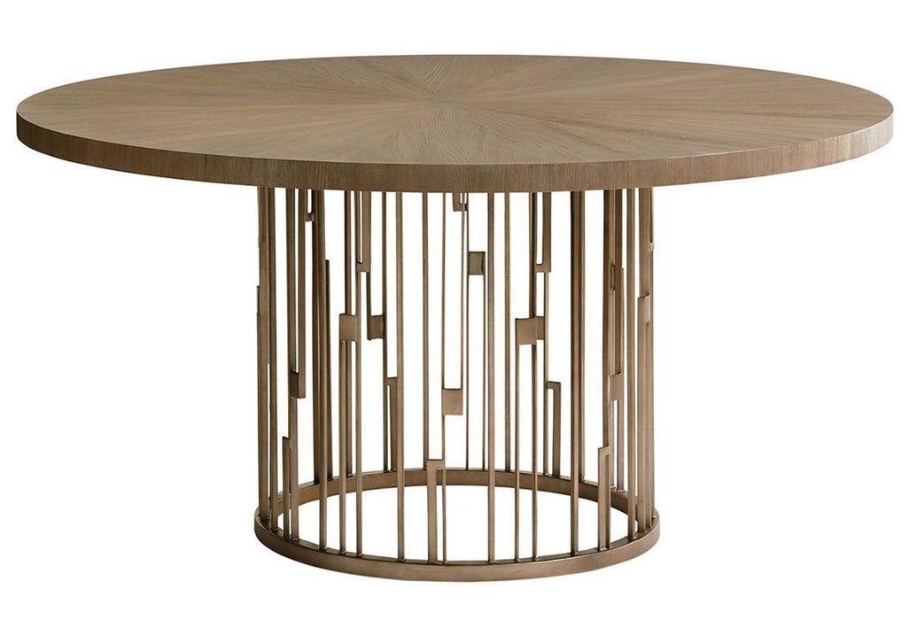 Lexington Shadow Play Rendezvous Round Wood Top Dining Table image