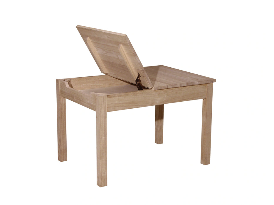 Juvenile Child's Table w/ Lift Up Top for Storage