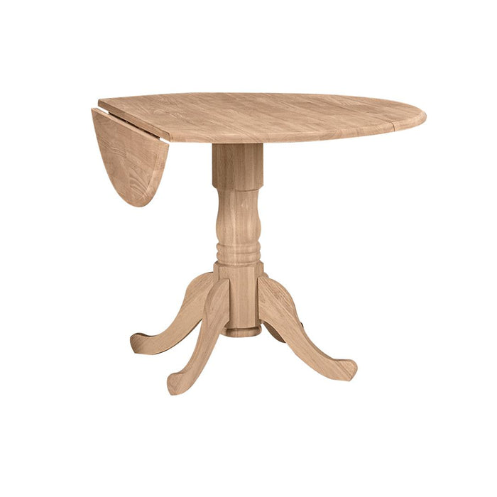 Standard Dining Drop Leaf Pedestal Table