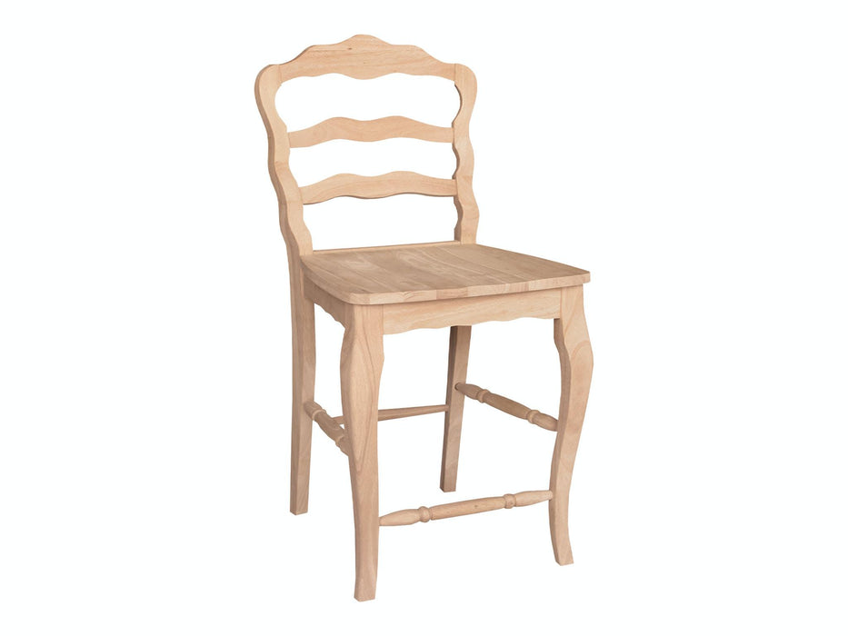 Stools 24'' Versailles Ladderback Counter Stool