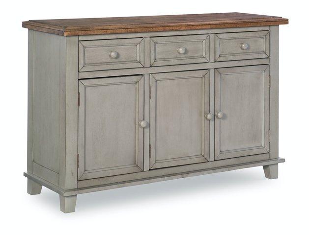 Vista Buffet (Built) In Hickory & Stone