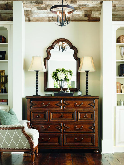 Lexington Coventry Hills Saybrook Vertical Mirror in Autumn Brown