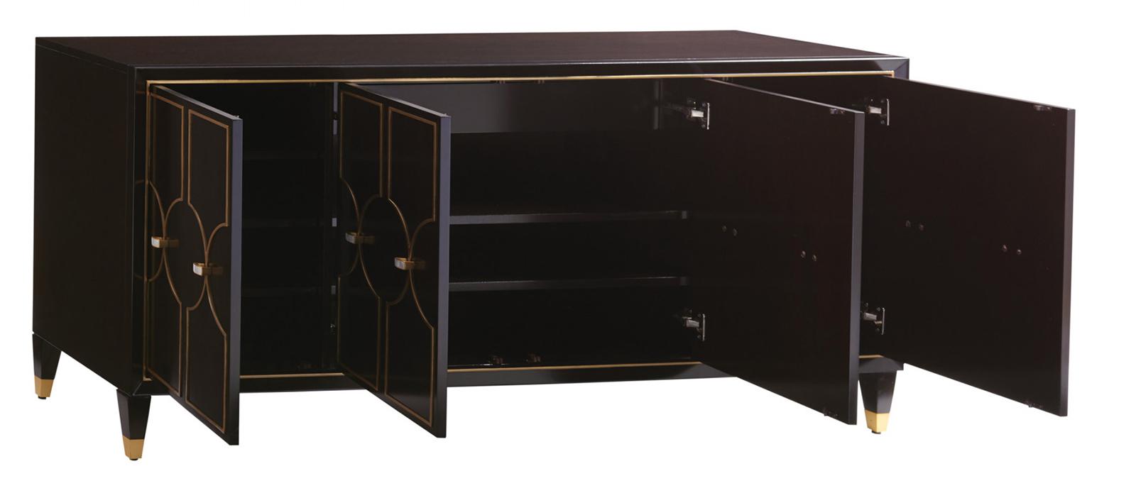 Lexington Furniture Carlyle Park Avenue Buffet in Satin Gold