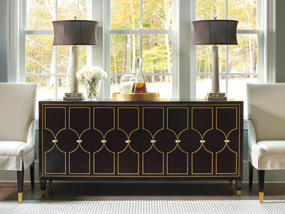 Lexington Furniture Carlyle Park Avenue Buffet in Satin Gold
