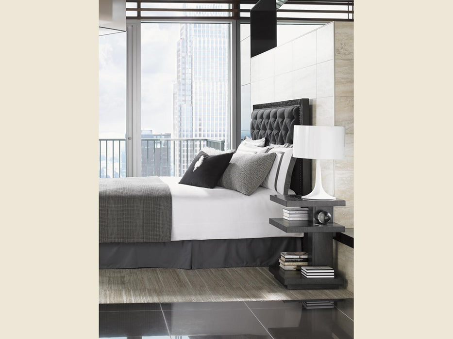 Lexington Furniture Carrera Maranello California King Upholstered Bed in Charcoal