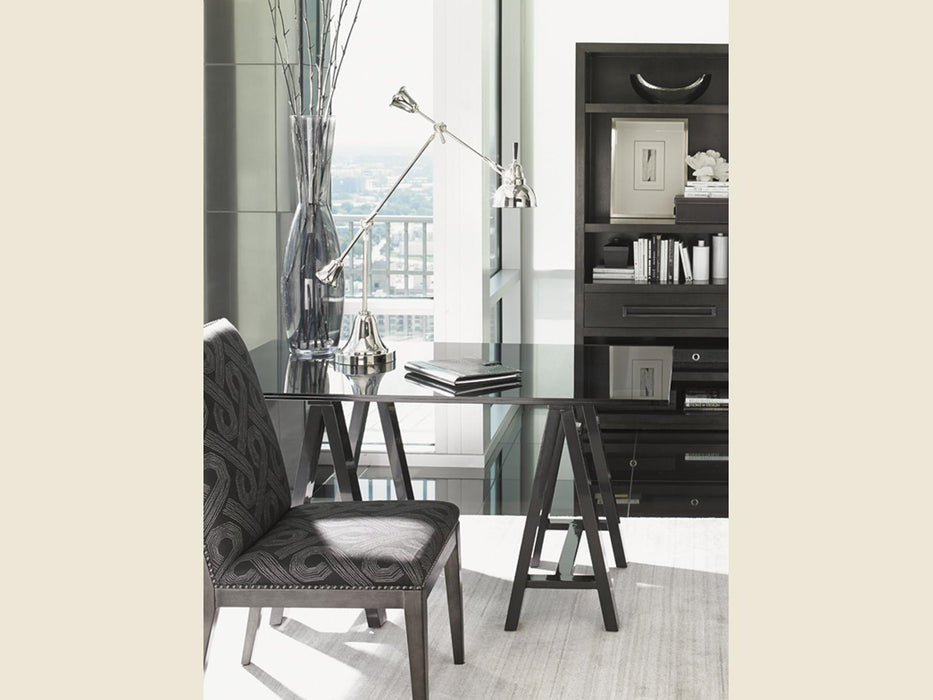 Lexington Furniture Carrera Rossa Bookcase in Carbon Gray