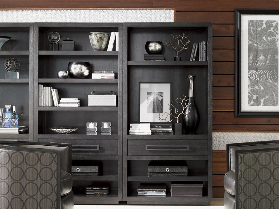 Lexington Furniture Carrera Rossa Bookcase in Carbon Gray