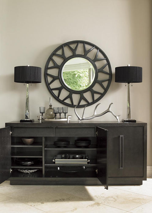 Lexington Furniture Carrera Targa Buffet in Carbon Gray