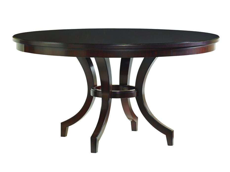 Lexington Furniture Kensington Place Beverly Glen Round Dining Table in Brentwood