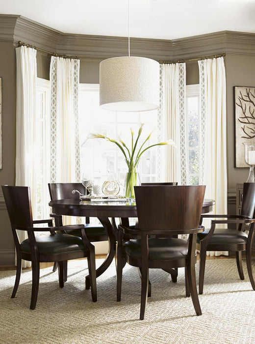 Lexington Furniture Kensington Place Beverly Glen Round Dining Table in Brentwood