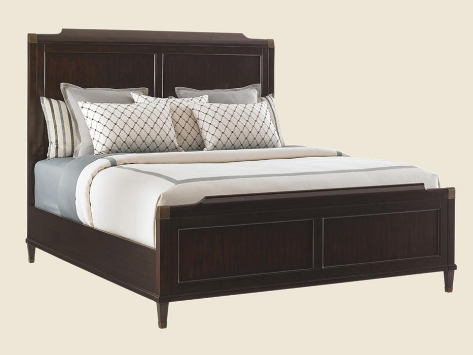 Lexington Furniture Kensington Place California King Bennington Panel Bed in Brentwood