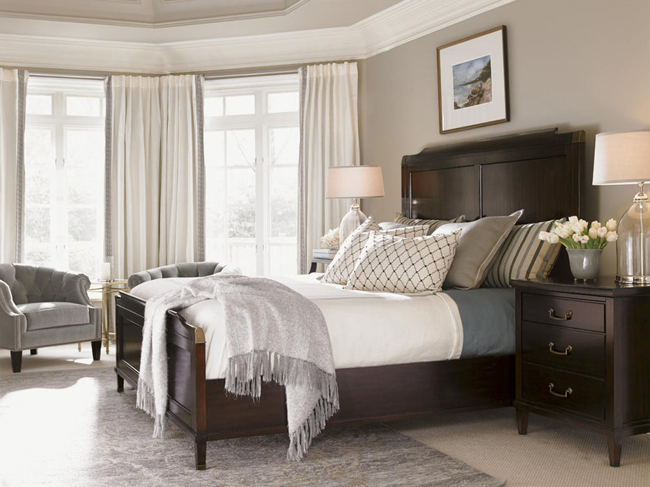 Lexington Furniture Kensington Place California King Bennington Panel Bed in Brentwood