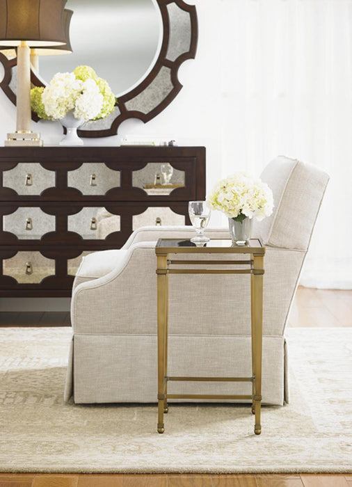 Lexington Furniture Kensington Place Coville Metal Accent Table in Brentwood