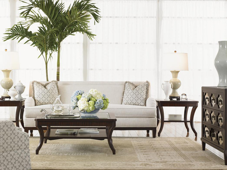 Lexington Furniture Kensington Place Hillcrest Lamp Table in Brentwood