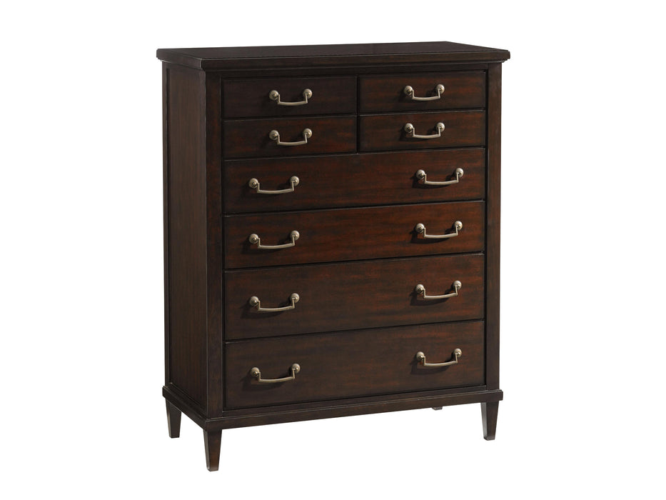 Lexington Furniture Kensington Place Parker Drawer Chest in Brentwood