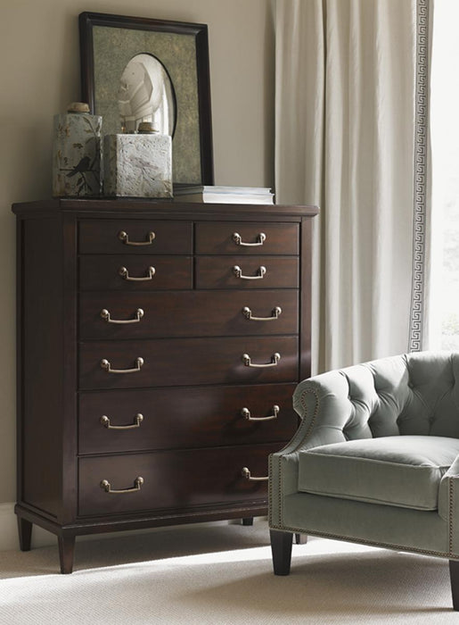 Lexington Furniture Kensington Place Parker Drawer Chest in Brentwood