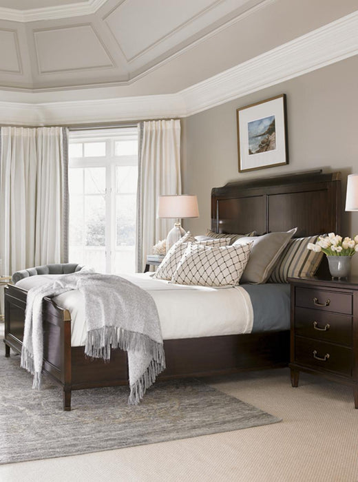 Lexington Furniture Kensington Place Queen Bennington Panel Bed in Brentwood