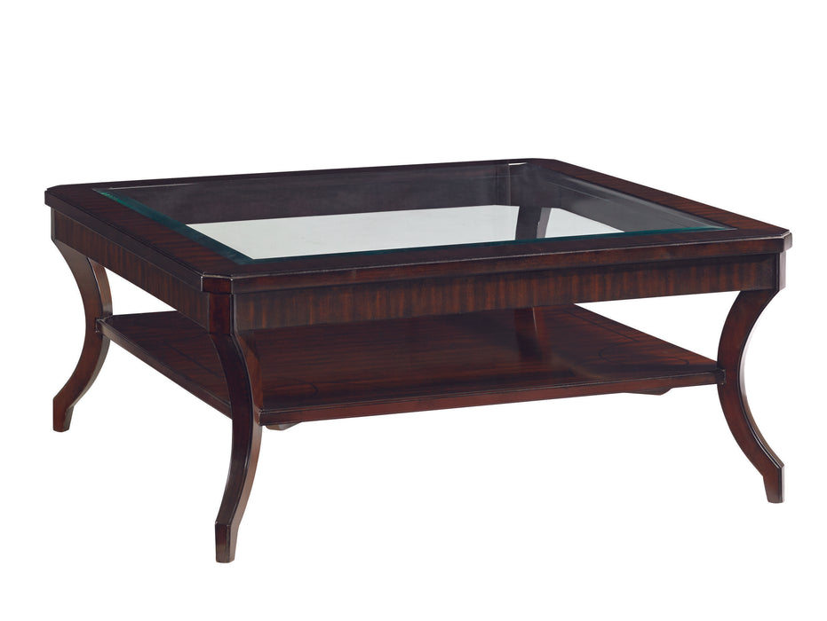 Lexington Furniture Kensington Place Warner Square Cocktail Table in Brentwood