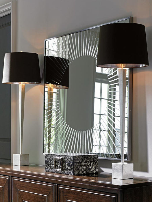 Lexington Furniture MacArthur Park Calliope Square Sunburst Mirror