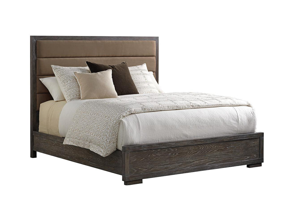 Lexington Furniture Santana California King Gramercy Upholstered Bed in Priano