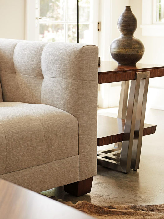 Lexington Kitano Gianni Square End Table in Taupe