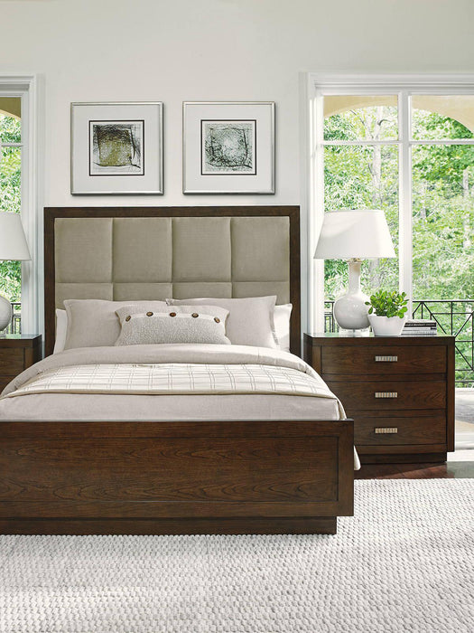 Lexington Laurel Canyon California King Casa del Mar Upholstered Bed in Mocha