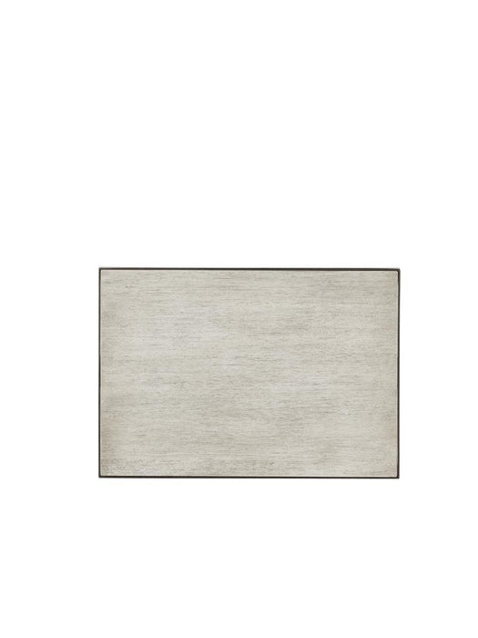 Lexington Oyster Bay Deerwood Rectangular Side Table in Oyster Gray