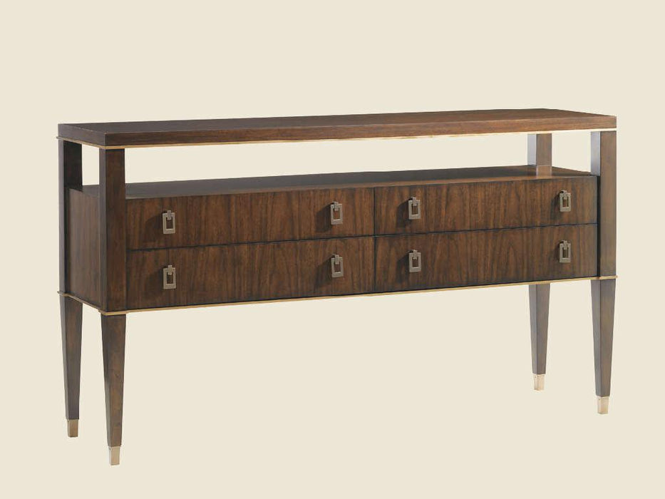 Lexington Tower Place Lake Shore Sideboard in Walnut Brown Arlington Finish