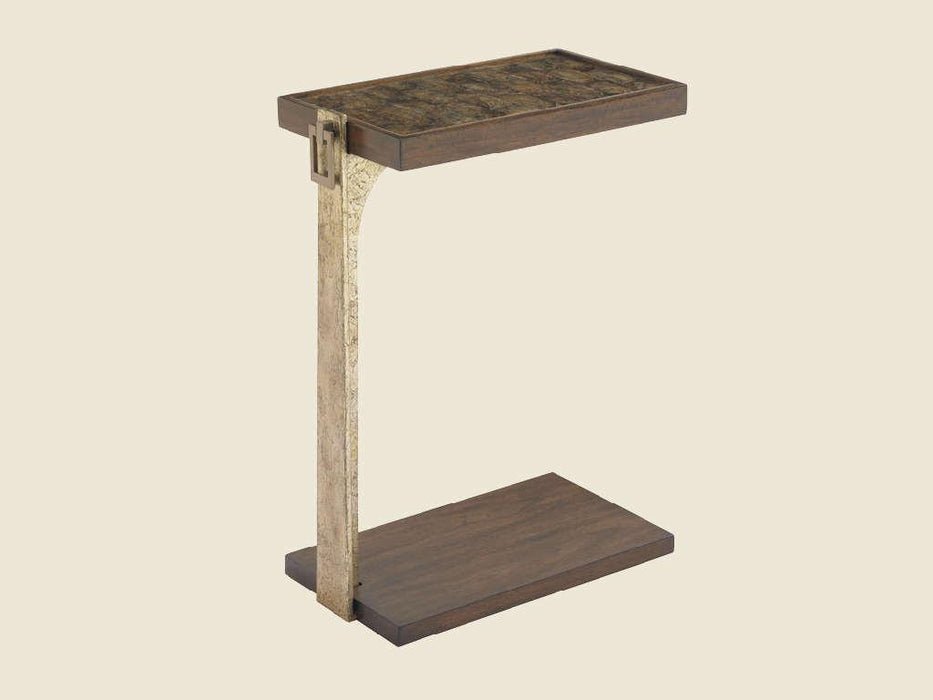 Lexington Tower Place Orland Chairside Table in Walnut Brown Arlington Finish