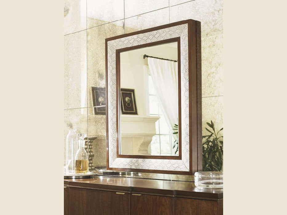 Lexington Tower Place Python Mirror in Walnut Brown Arlington Finish