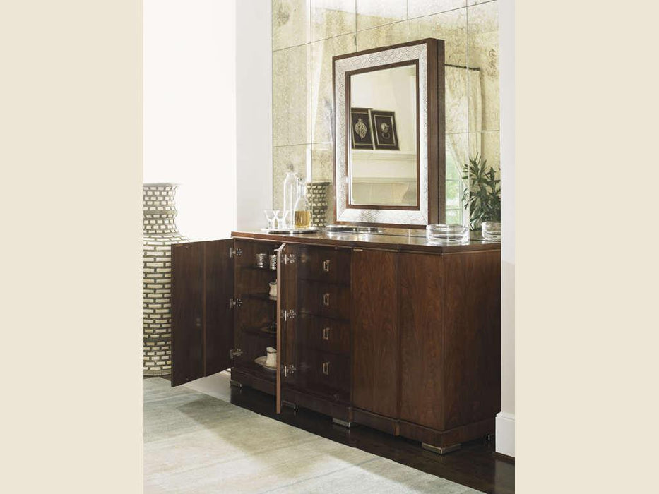 Lexington Tower Place Python Mirror in Walnut Brown Arlington Finish