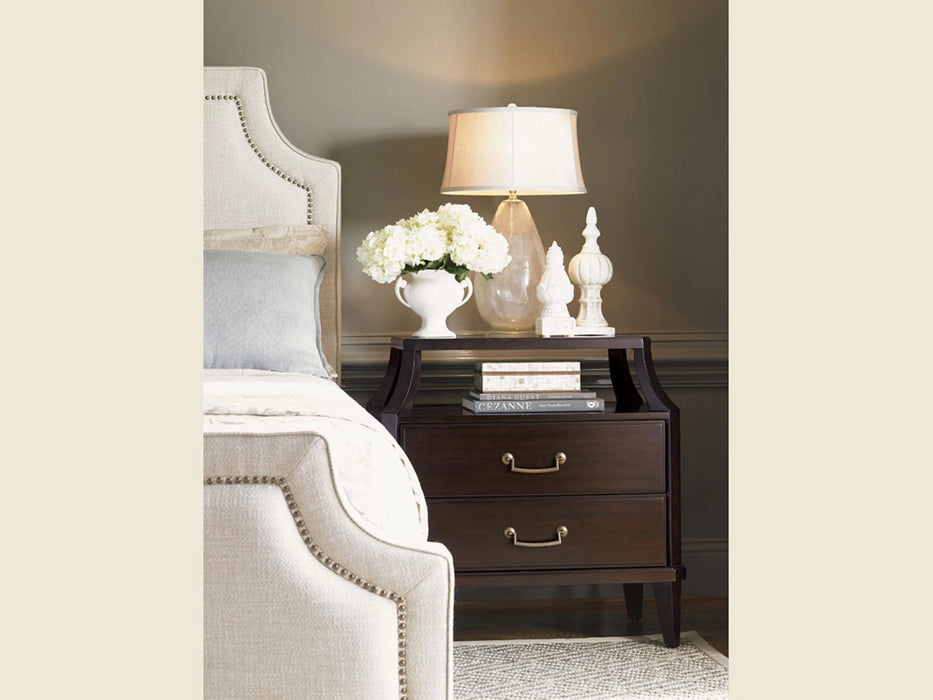 Lexington Furniture Kensington Place Trevor Tiered Nightstand in Brentwood