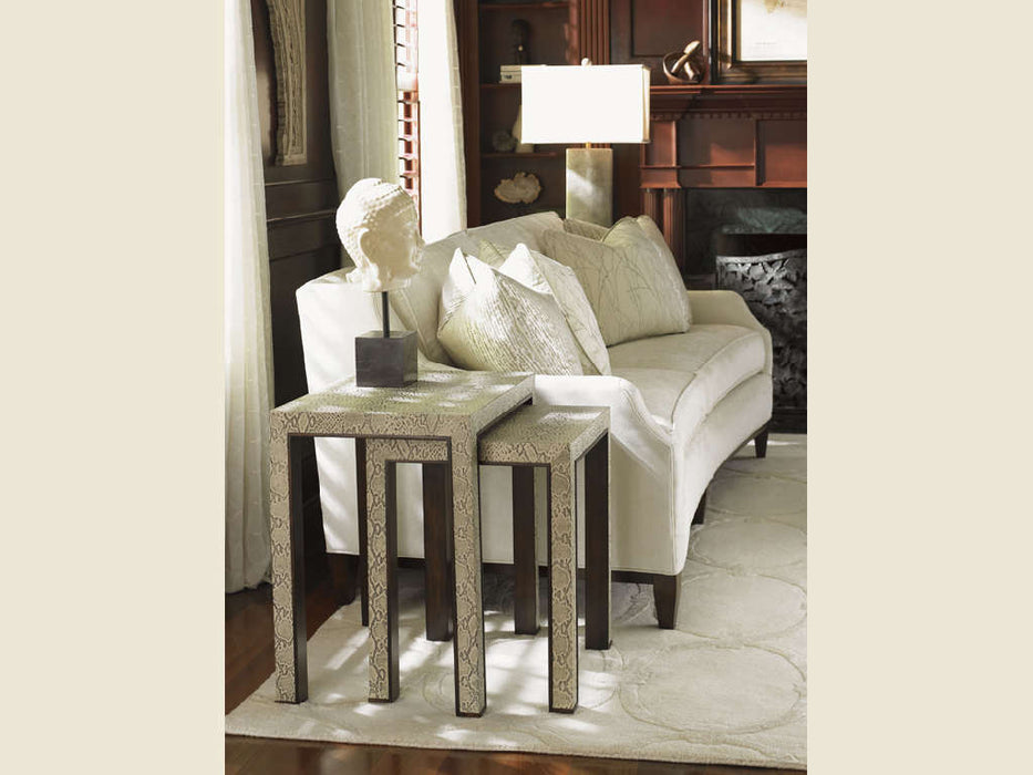 Lexington Tower Place Adler Nesting Tables in Walnut Brown Arlington Finish