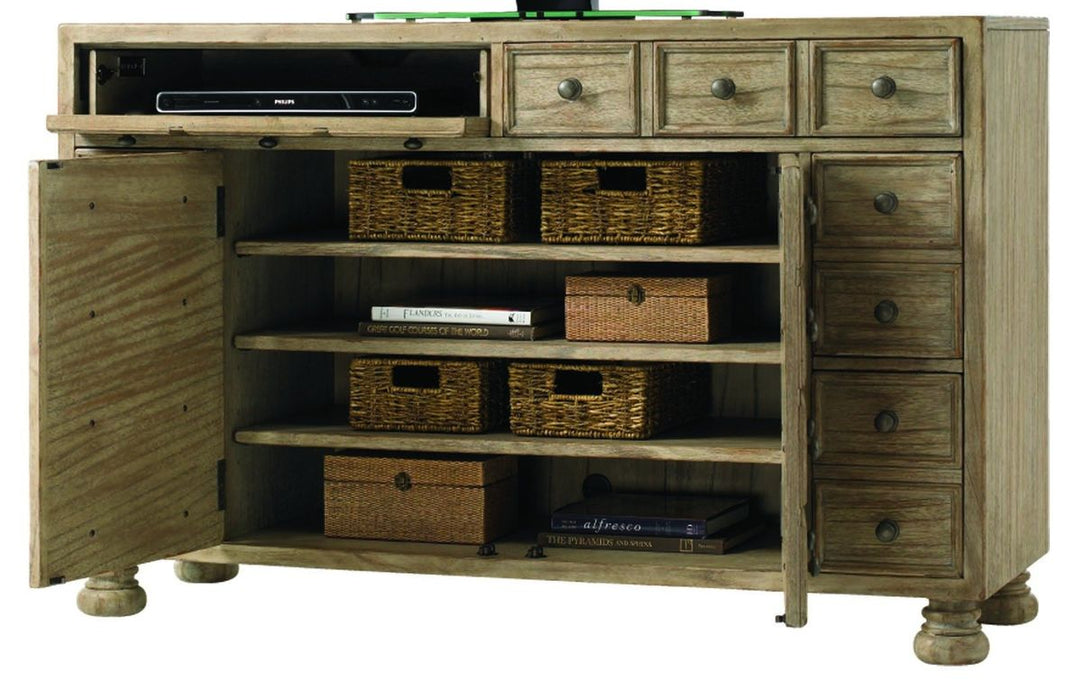Lexington Twilight Bay Andrews Entertainment Console-Driftwood