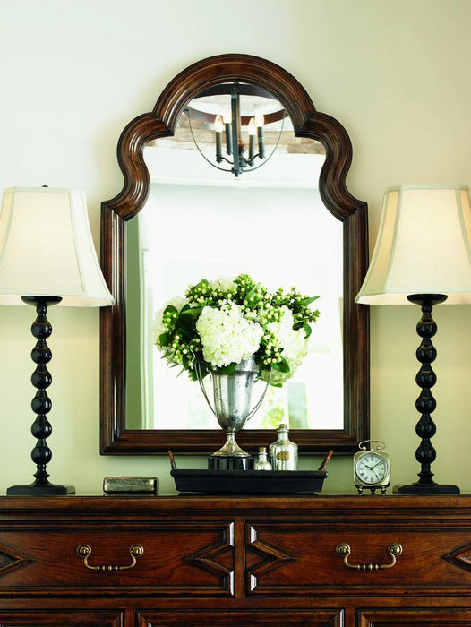 Lexington Coventry Hills Saybrook Vertical Mirror in Autumn Brown