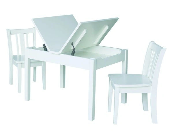 Home Accents Juvenile Lift Top Storage Table In White