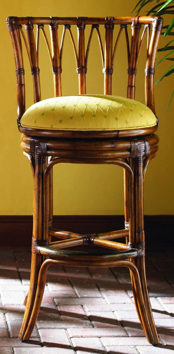 Tommy Bahama Island Estate South Beach Swivel Bar Stool in Macadamia