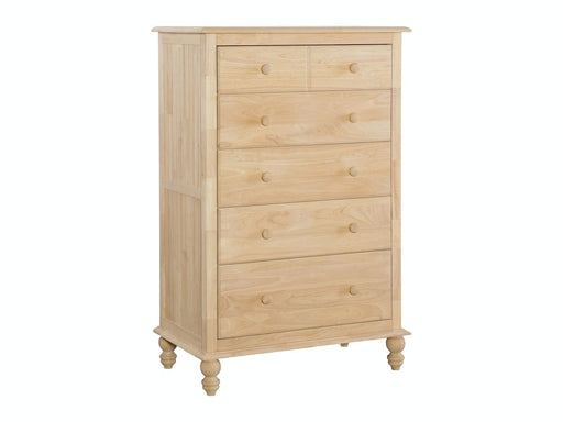 John Thomas Unfinished Cottage 5 Drawer Chest BD-2005 image