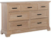 John Thomas Unfinished Summit 7 Drawer Dresser image