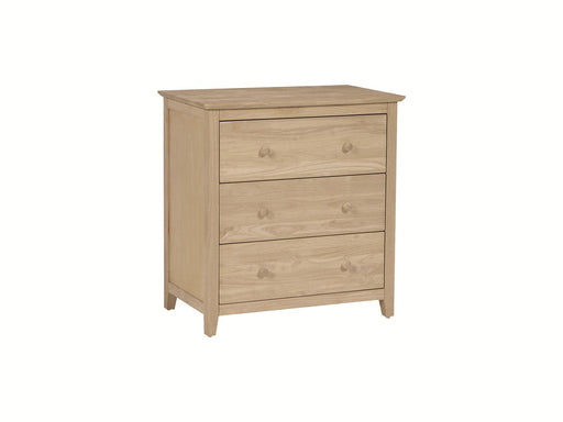 John Thomas Unfinished Lancaster 3-Drawer Chest image