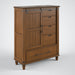 John Thomas Farmhouse Chic Sliding Door Chest in Bourbon image