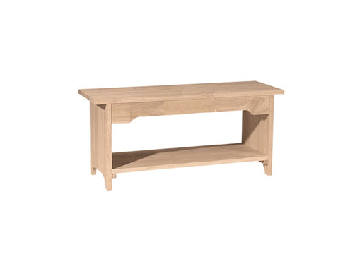John Thomas Unfinished 48'' Brookstone Bench image