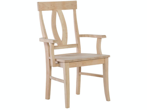 John Thomas Unfinished Verona Arm Chair image