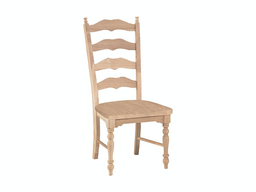 John Thomas Unfinished Maine Ladderback Side Chair image