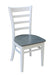 John Thomas Dining Essentials Emily Side Chair in White & Gray image