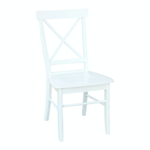 John Thomas Hampton X-Back Side Chair in Pure White image