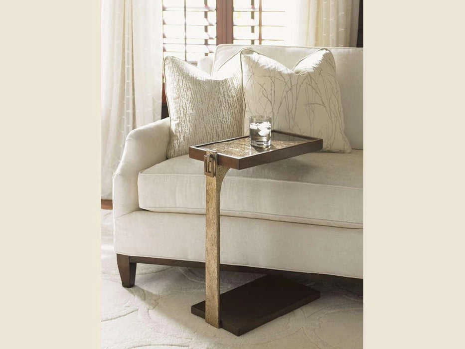 Lexington Tower Place Orland Chairside Table in Walnut Brown Arlington Finish