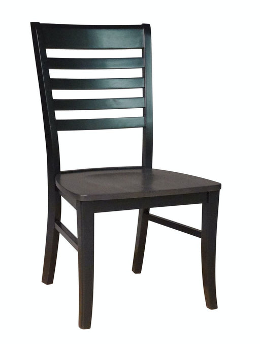 John Thomas Cosmopolitan Roma Side Chair in Coal & Black image